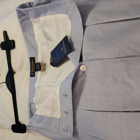 Brooks Bros Professional 2-pc Light Bl Box Pleats Skirt w Jacket Suit Sz 6 NWOT - Picture 6 of 16